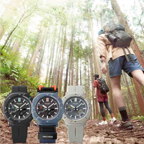 Montre Casio Pro Trek - Srie PRJ-B001 - Gris Anthracite