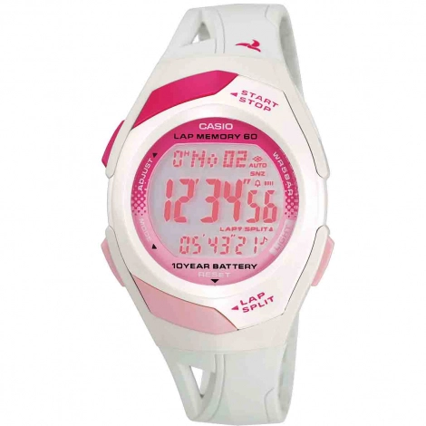 Montre Casio Timeless - Sports - Blanc & Rose