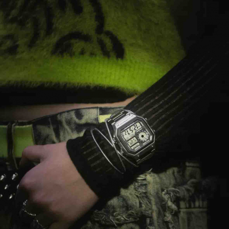 Montre Casio Timeless - WorldTime - Argent