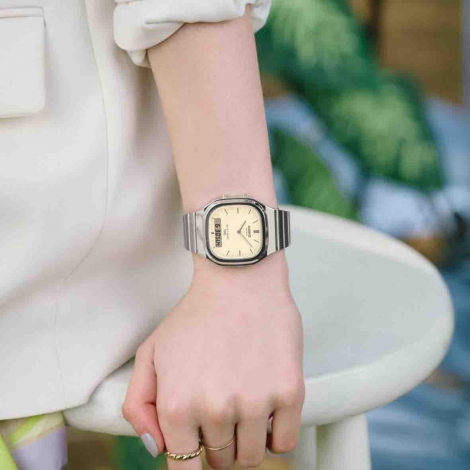 Montre Casio Vintage - Blanc Argent