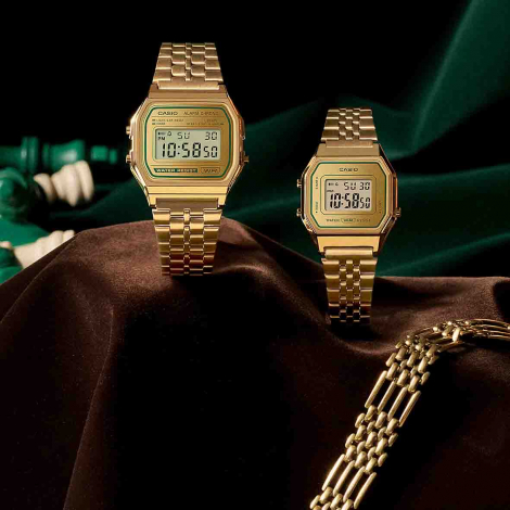 Montre Casio Vintage - Iconic Collection - Dor & Vert