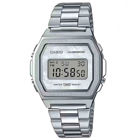Montre Casio Vintage - Premium Collection Lady - Argent & Nacre