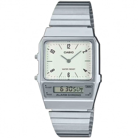 Montre Casio Vintage - Srie AQ-800 - Blanc