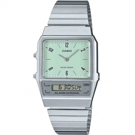 Montre Casio Vintage - Srie AQ-800 - Bleu Ciel