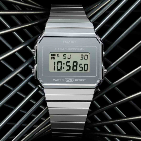 Montre Casio Vintage - S�rie Iconic - Argent