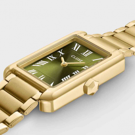 Montre Cluse Belisenna - Olive - Gold Colour