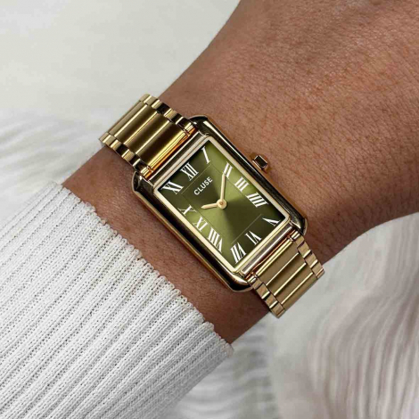Montre Cluse Belisenna - Olive - Gold Colour