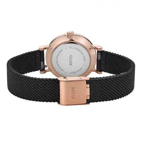 Montre Cluse Boho Chic Petite Mesh Black, Rose Gold Colour