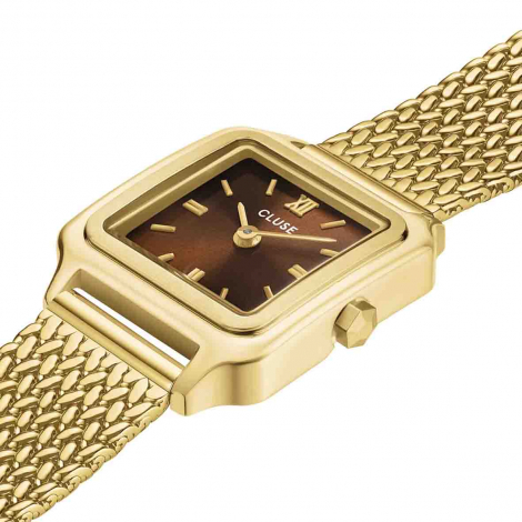 Montre Cluse Gracieuse Mini Watch Mesh - Brown