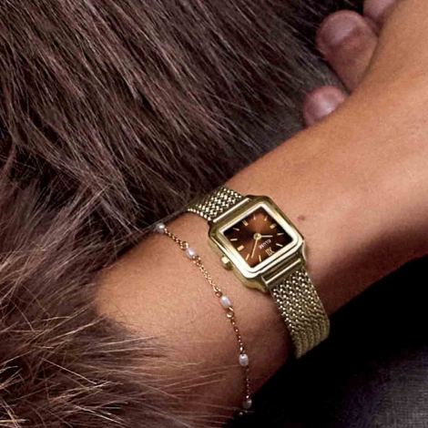 Montre Cluse Gracieuse Mini Watch Mesh - Brown