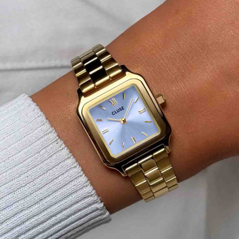Montre Cluse Gracieuse Watch Steel -  Frosted Lilac - Gold Colour 