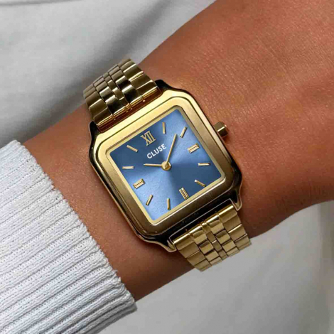 Montre Cluse Gracieuse Watch Steel - Kyanite Blue - Gold Colour 