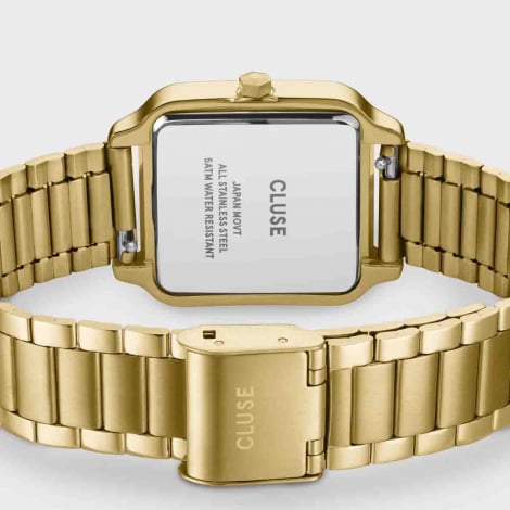 Montre Cluse Gracieuse Watch Steel - Sunray Textured - Gold Colour 