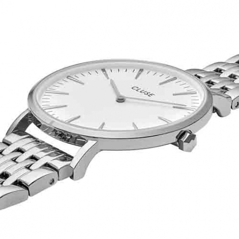 Montre Cluse La Bohme Multi-Link Silver White/Silver