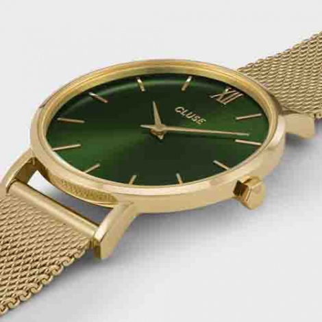 Minuit Mesh, Green - Gold