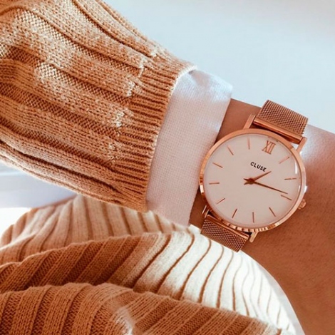 Minuit Mesh Rose Gold/White 
