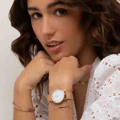 Minuit Mesh Rose Gold/White 