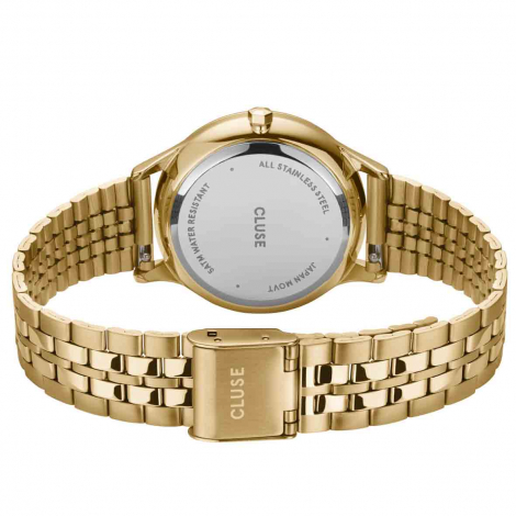Montre Cluse Minuit Multifunction Watch Steel, Sage Green, Gold Colour 
