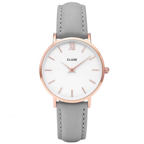 Montre Cluse Minuit Rose Gold White/Grey -  - CW0101203010