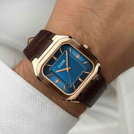 Montre Cluse Quadrus - Blue