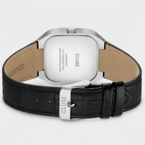 Montre Cluse Quadrus Multifunction Leather -  Black