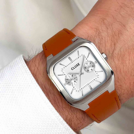 Montre Cluse Quadrus Multifunction Leather