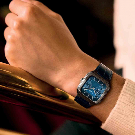 Montre Cluse Quadrus Multifunction Watch Leather