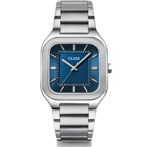 Montre Cluse Quadrus Steel - Blue - Silver Colour