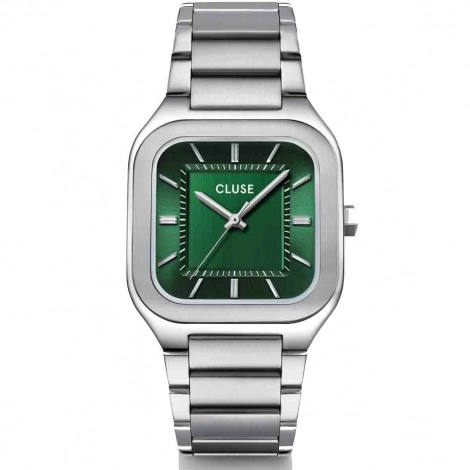 Montre Cluse Quadrus Steel, Green, Silver Colour 
