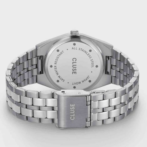 Montre Cluse Retro 70's Watch Steel, Sage Green, Silver Colour