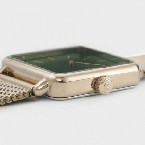 Montre Cluse Ttragone Mesh Full Gold/Forest