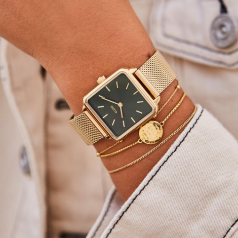 Montre Cluse Ttragone Mesh Full Gold/Forest