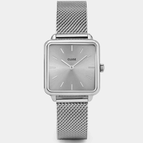 Montre Cluse Ttragone Mesh Full Silver Colour