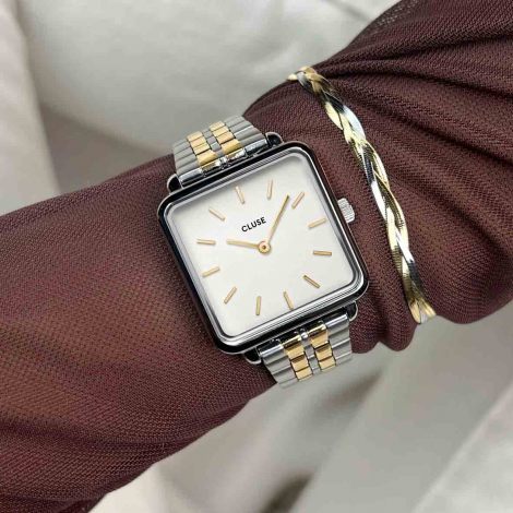 Montre Cluse Ttragone Steel Coconut Milk, Bicolor