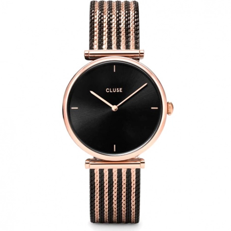 Montre Cluse Triomphe Mesh Rose Gold