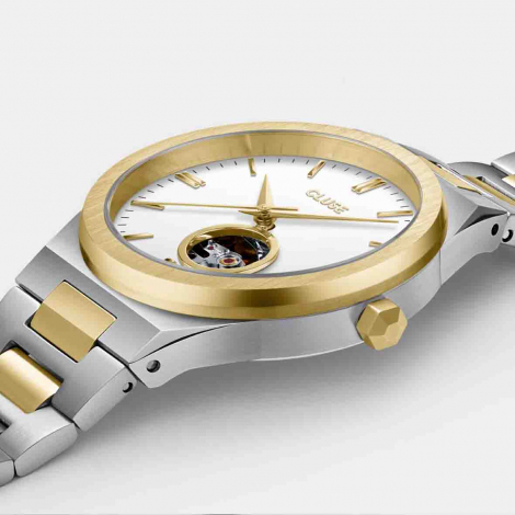 Montre Cluse Vigoureux Automatic Watch - White - Bicolour