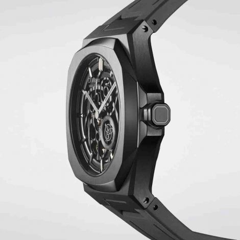 Montre D1 Milano Jet Black Skeleton Watch
