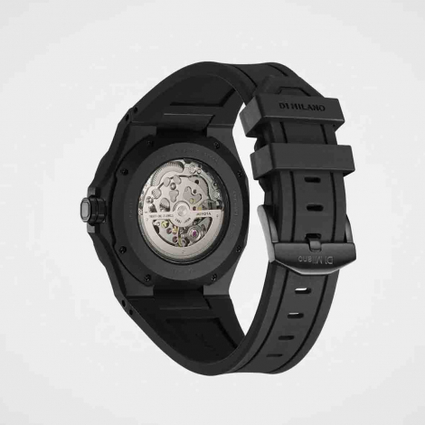 Montre D1 Milano Jet Black Skeleton Watch