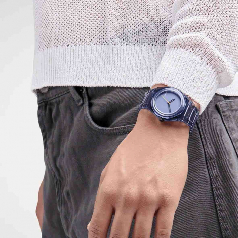 Montre D1 Milano Nylon Exp_Cobalt