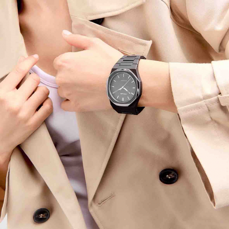 Montre D1 Milano Polycarbon Gun Mesh