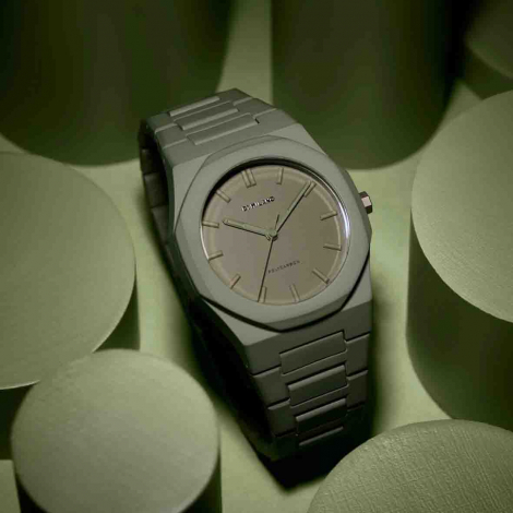 Montre D1 Milano Polycarbon Military Green