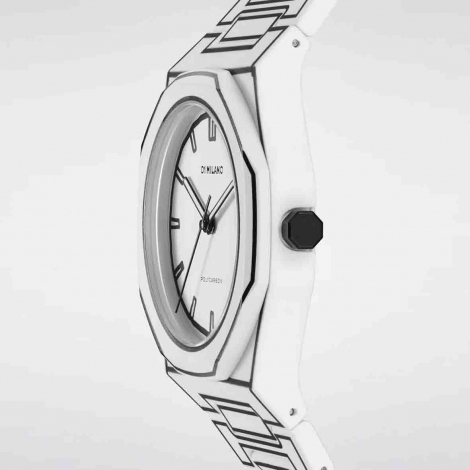 Montre D1 Milano Polycarbon White Sketch