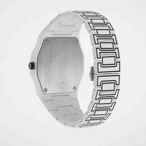 Montre D1 Milano Polycarbon White Sketch