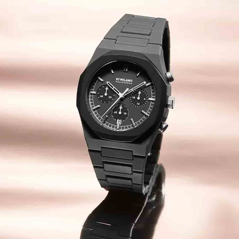 Montre D1 Milano Polychrono Black Blast