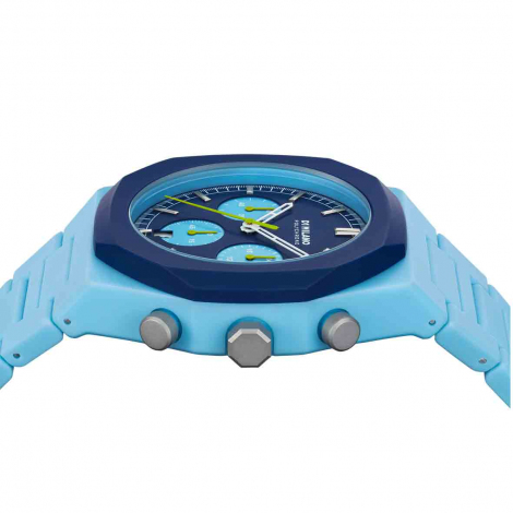 Montre D1 Milano Polychrono Blue Blast