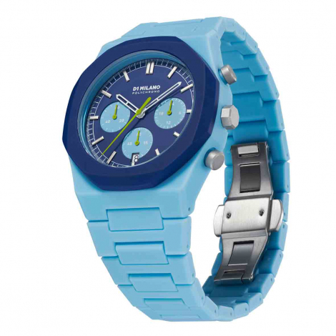 Montre D1 Milano Polychrono Blue Blast