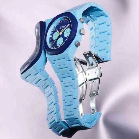 Montre D1 Milano Polychrono Blue Blast