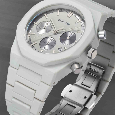 Montre D1 Milano Polychrono Fossil Grey