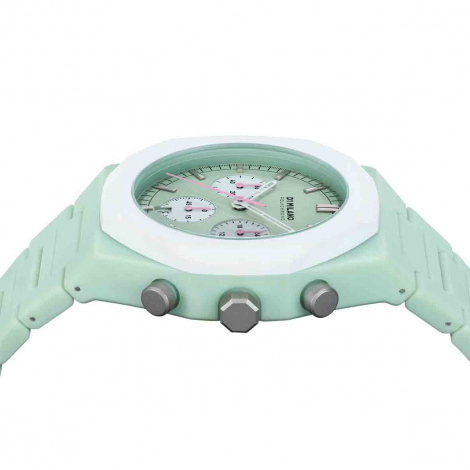 Montre D1 Milano Polychrono Green Blast