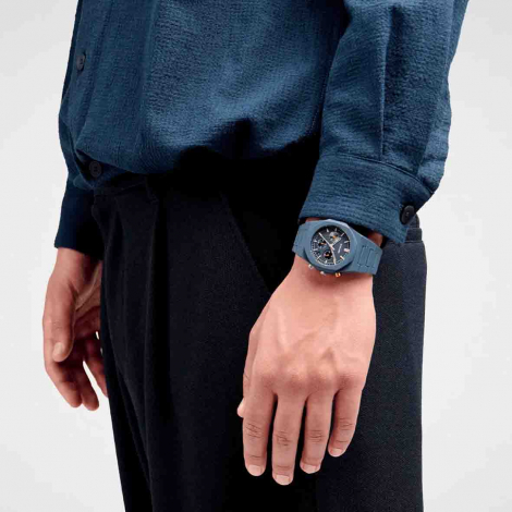 Montre D1 Milano Polychrono Neptune Blue